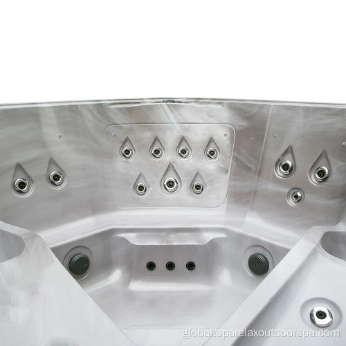 Multi LED Lights Massage Outdoor Whirlpool SPA Tub